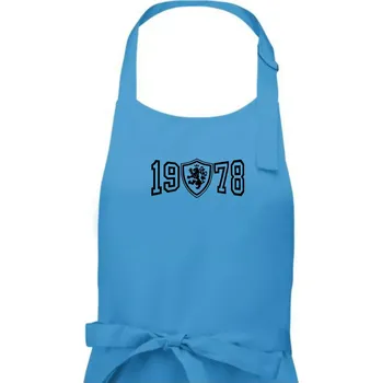 Kuchyňská zástěra Narozeninový motiv - znak - 1978 - Pánská zástěra na vaření - Univerzální velikost ( Světlý tyrkys )