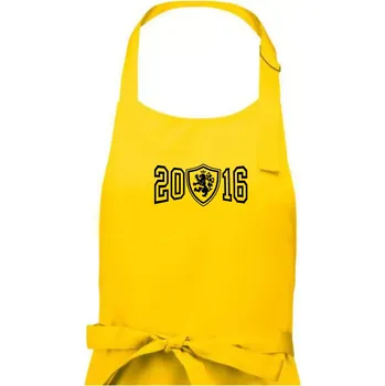 Kuchyňská zástěra Narozeninový motiv - znak - 2016 - Dámská zástěra na vaření - Univerzální velikost ( Žlutá )