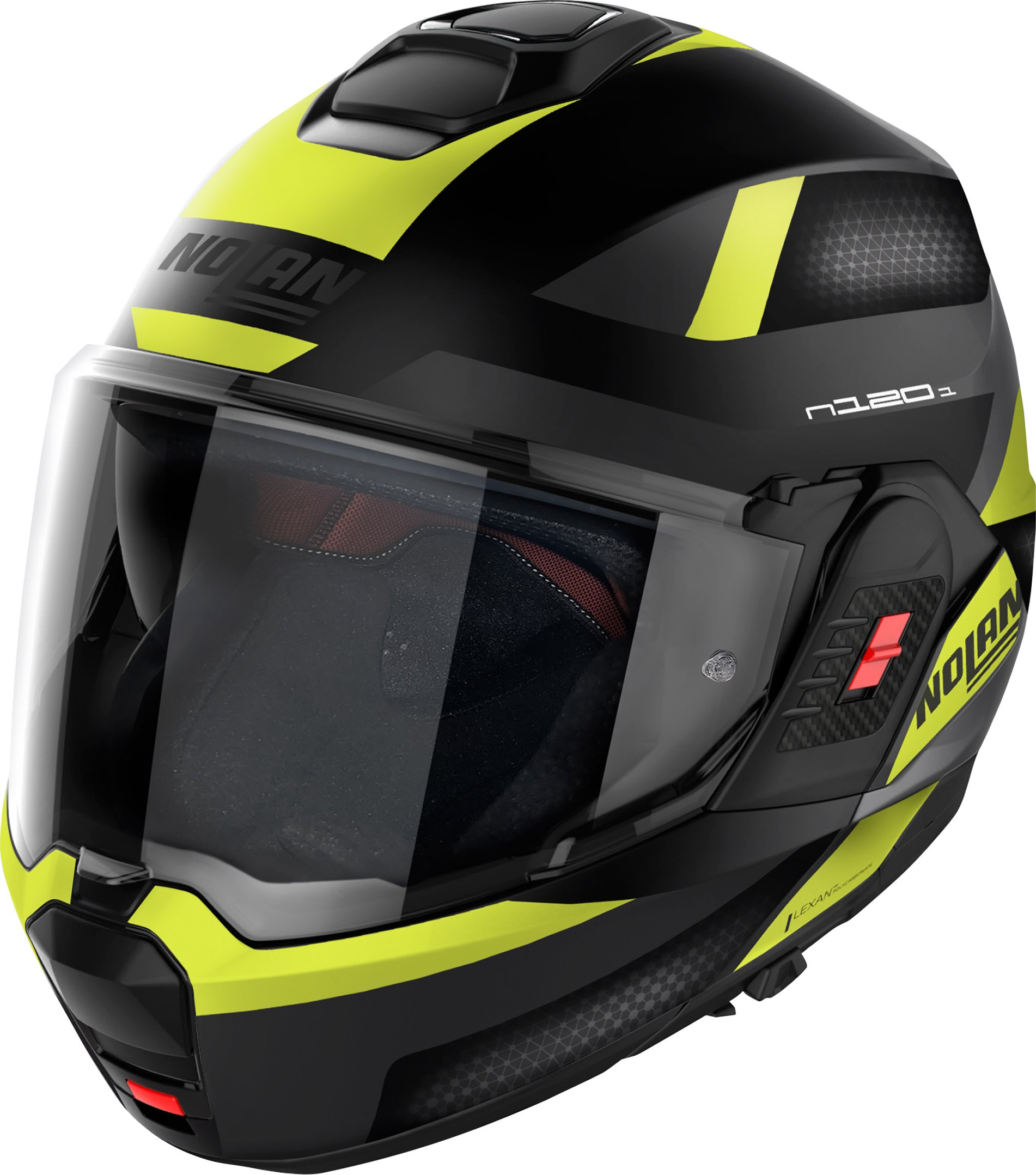 NOLAN Moto helma Nolan N120-1 Subway N-com Flat Black 23 Černá M