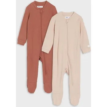 Pánské kalhoty Sinsay - Sada 2&nbsp;overalů - béžová - 012DG-80X - 012DG-80X-56