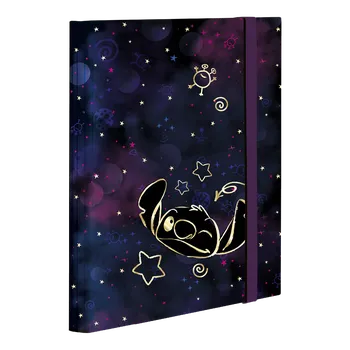 Colorino školní box na sešity s gumičkou, Stitch Gold