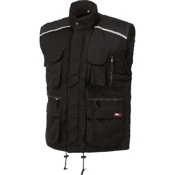 Pánská vesta Industrial Starter Pracovní vesta Vicenza Barva: Černá, Velikost: L 04044RF-060-L