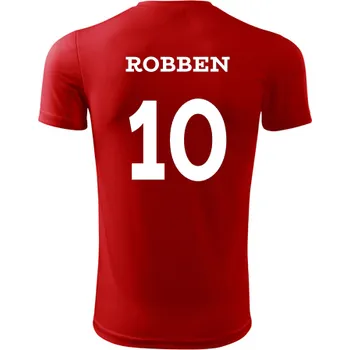 Dres Robben - Barva: červená, Velikost S