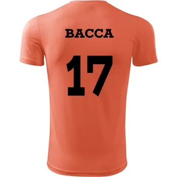 Dres Bacca - Barva: neonově oranžová, Velikost L