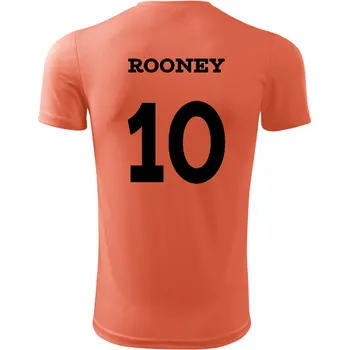 Dres Rooney - Barva: neonově oranžová, Velikost XXL