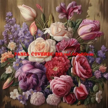 Panel bavlna - MUCHA-316-81 Velikost: 40x40cm