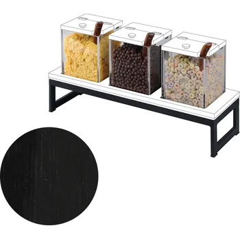 Dóza na potraviny Zásobník na cereálie se stojanem GN 2/4, černý