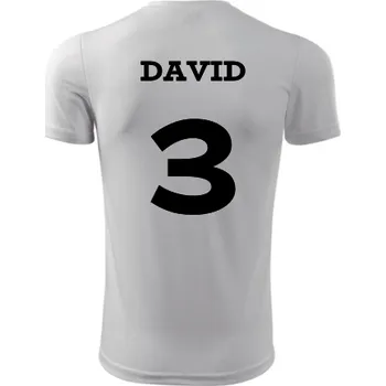 Volejbalový dres se jménem - Barva: bílá, Velikost XXXL