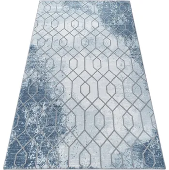 Koberec Kusový koberec AKRYLOVÝ VALENCIA 3951 Modrý/Šedý, velikost 80x150