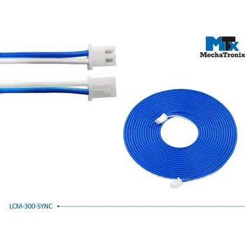 elektrický kabel BQ CABLE Kabel z obou stran,XHP-2 modrá/bílá 0,3m