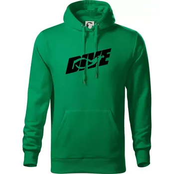 Pánská mikina Freediving - Dive - Mikina pánská Cape s kapucí - 5XL ( Středně zelená )