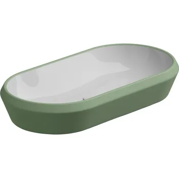 Umyvadlo Umyvadlo na desku Cruise, keramické, dvoubarevné, 80x42 cm, CRLAVOV80BI000031