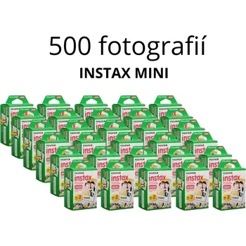 Fujifilm INSTAX mini FILM 500 fotografií – výhodné balení originálních filmů MEGA PACK