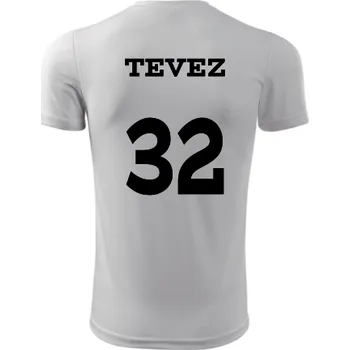 Dres Tevez - Barva: bílá, Velikost XXL