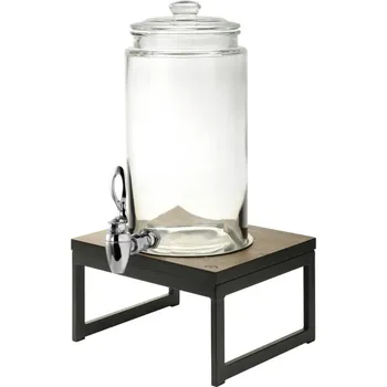 Dávkovač mýdla Dávkovač skleněný s podstavcem, 287,5x296,2x523 mm, 5,7 l