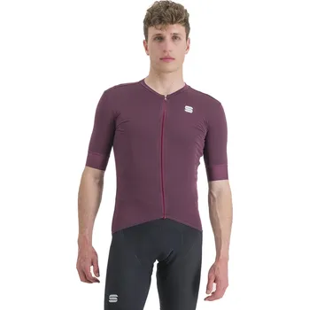 cyklistický dres Pánský cyklistický dres s krátkým rukávem SPORTFUL-Monocrom jersey, mauve Mix XXL