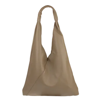 NovaKabelka.cz Kožená italská kabelka Alma Taupe