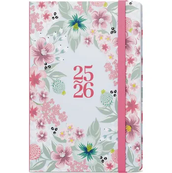 Diář Týdenní diář Baloušek Lungi B6 - květy (18 měsíců)