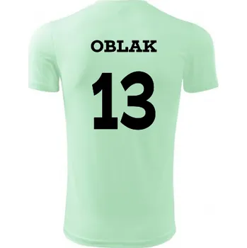 Dres Oblak - Barva: světle mátová, Velikost L