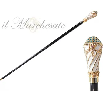 Vycházková hůl sběratelská il Marchesato Painted Knob