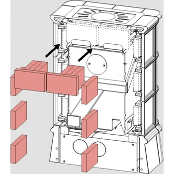 Krbová kamna Haas + Sohn Kámen akumulační sada Haas pro Faro 65 kg