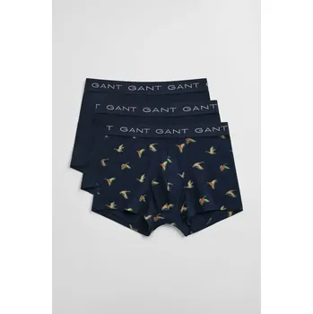 Pánské spodní prádlo SPODNÍ PRÁDLO GANT DUCK PRINT TRUNK 3-PACK MARINE