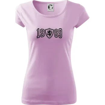Dámské tričko Narozeninový motiv - znak - 1969 - Dámské triko Pure - 3XL ( Orchid )