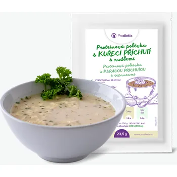 Proteinová polévka s kuřecí příchutí a nudlemi