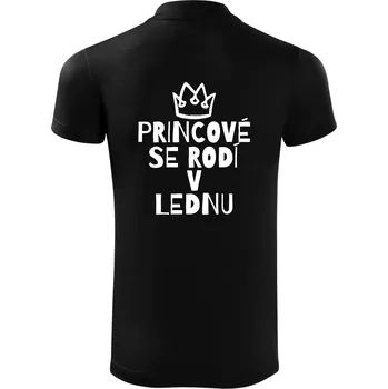 Pánská košile Princové se rodí v lednu - Polokošile Victory sportovní (dresovina) - 3XL ( Černá )