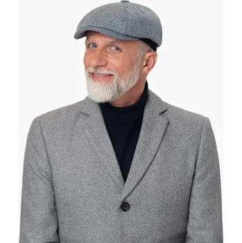 Čepice Pánská modrá zimní vlněná bekovka - Mayser Seven (merino) Velikost: 61 cm (XL)