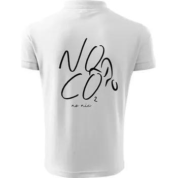 Pánská košile No co no nic kolo - Polokošile pánská Pique Polo 203 - 4XL ( Bílá )