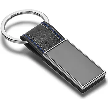 BALE. Přívěsek na klíče z kovu a PU - Královská modrá