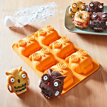 Kuchyňský mlýnek 3Pagen Silikonová forma Sovy