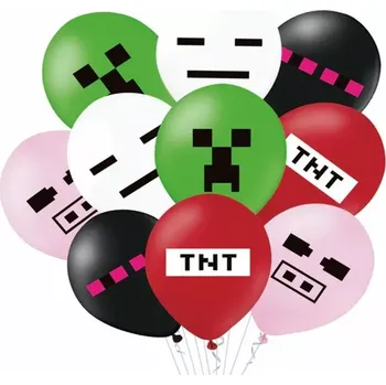 Balónek Balónky - MINECRAFT (B) - 10 ks (Značka: MINISO)