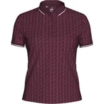 Under Armour W polo Drive Jacquard - vínové: Dámské XXL