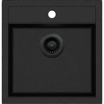 Granitový dřez Granitový dřez Helika TESA SQT100 černá edice
