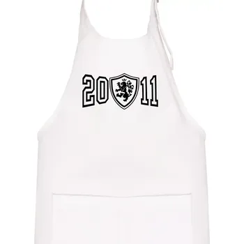 Kuchyňská zástěra Narozeninový motiv - znak - 2011 - Dětská zástěra na vaření - Univerzální velikost ( Bílá )