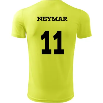 Dres Neymar - Barva: neonově žlutá, Velikost XXXL