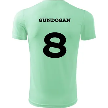 Fotbal Dres Gundogan - Barva: mátová, Velikost XXXL