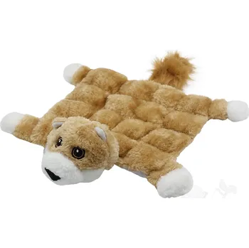 Hračka pro psa UNIQ PETS plyšová pískací liška 39x32cm