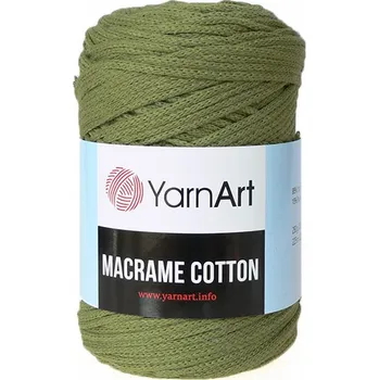 Galanterie YarnArt Příze Macrame Cotton 787 - myslivecká zelená