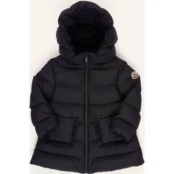 Dámský kabát Moncler Enfant Péřový Kabát Molan pro miminko, tmavě modrá, 92