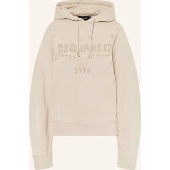 Dámská mikina dsquared2 Dámská Mikina S Kapucí Field, béžová, 34