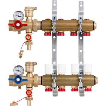 rozdělovač topení GIACOMINI Kompletní rozdělovač R553DK 1" x 18 / 11 - skříň D (R553DK111)