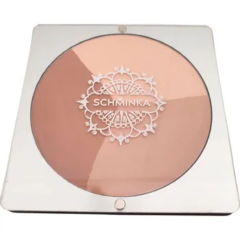 Pudr SCHMINKA Kompaktní pudr Maxi Trio - Matný