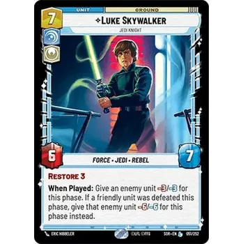 Sběratelská karetní hra Luke Skywalker 051/252 - Spark of Rebellion Typ karty: Standard