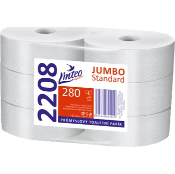 Toaletní papír Linteo JUMBO Standard 280 2vr. celulóza, 210m (6ks)