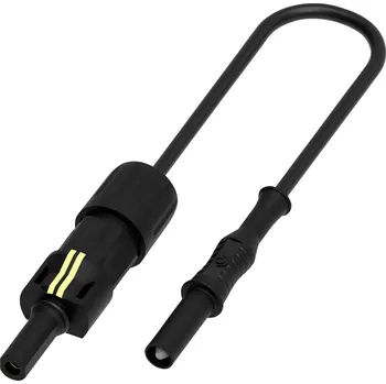 Měřicí kabel Electro PJP PVF2317-CD1-100N měřicí kabel 1 m černá 1 ks