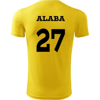 Míčový sport Dres Alaba - Barva: žlutá, Velikost XXL