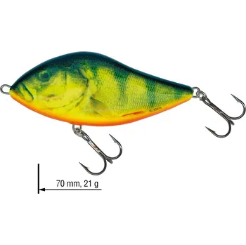 Umělá nástraha Jerk Slider SALMO 7 cm - Color: REAL HOT PERCH